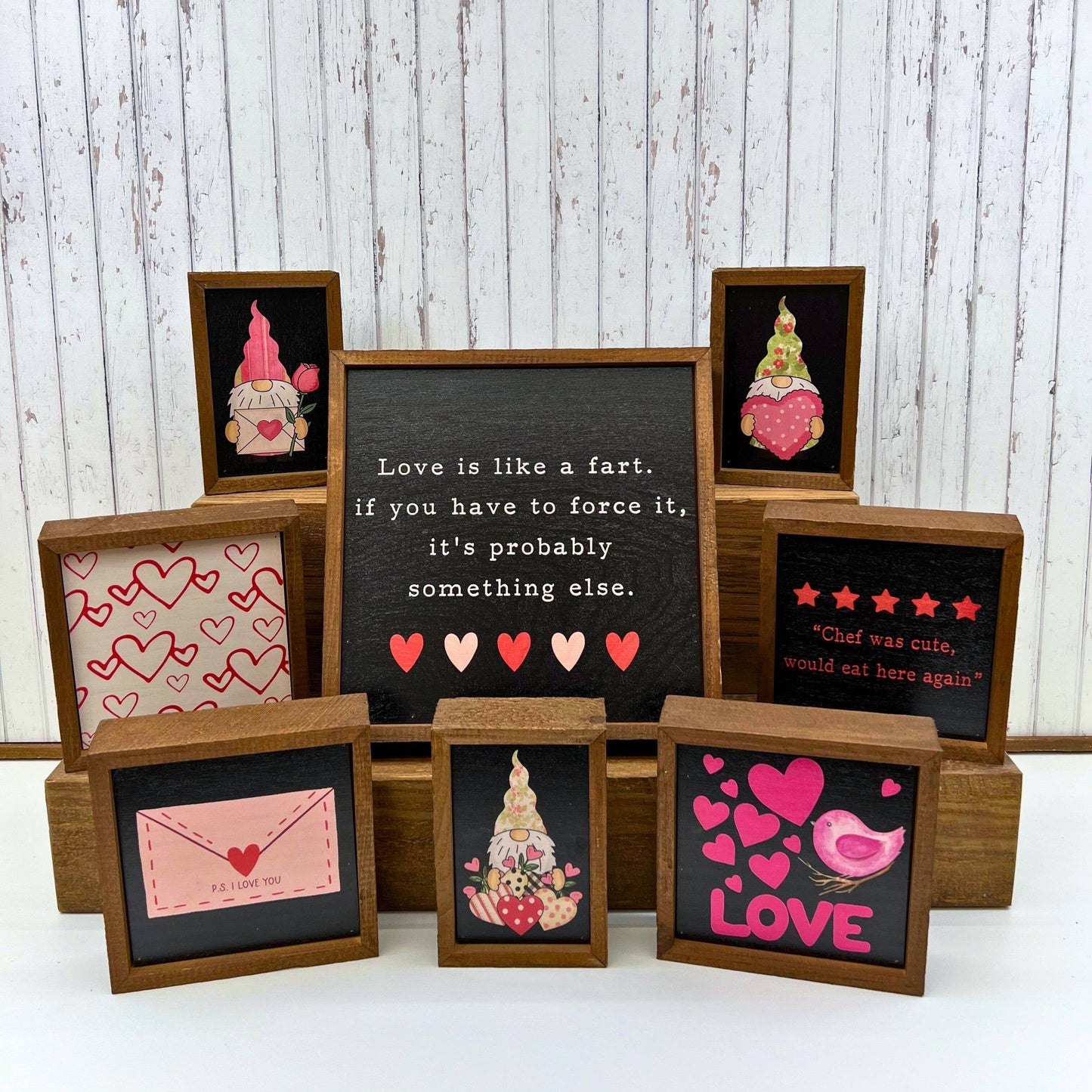 Love Is Like A Fart 10x10 Valentine's Day Home Decor Signs