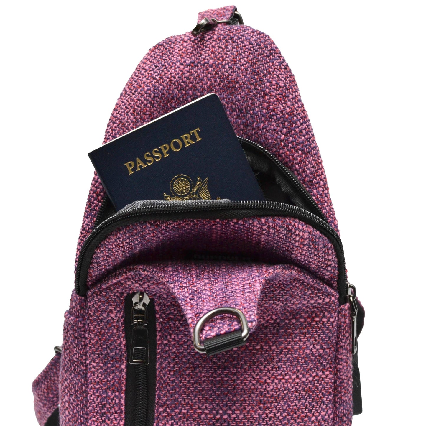 Palm Trees Anti-Theft Crossbody Bag w/ USB–