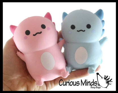 Axolotl Soft Creamy Doh Filled Squeeze Stress Balls