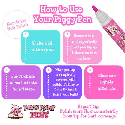 Piggy Pen Non-Toxic Kids Nail Polish
