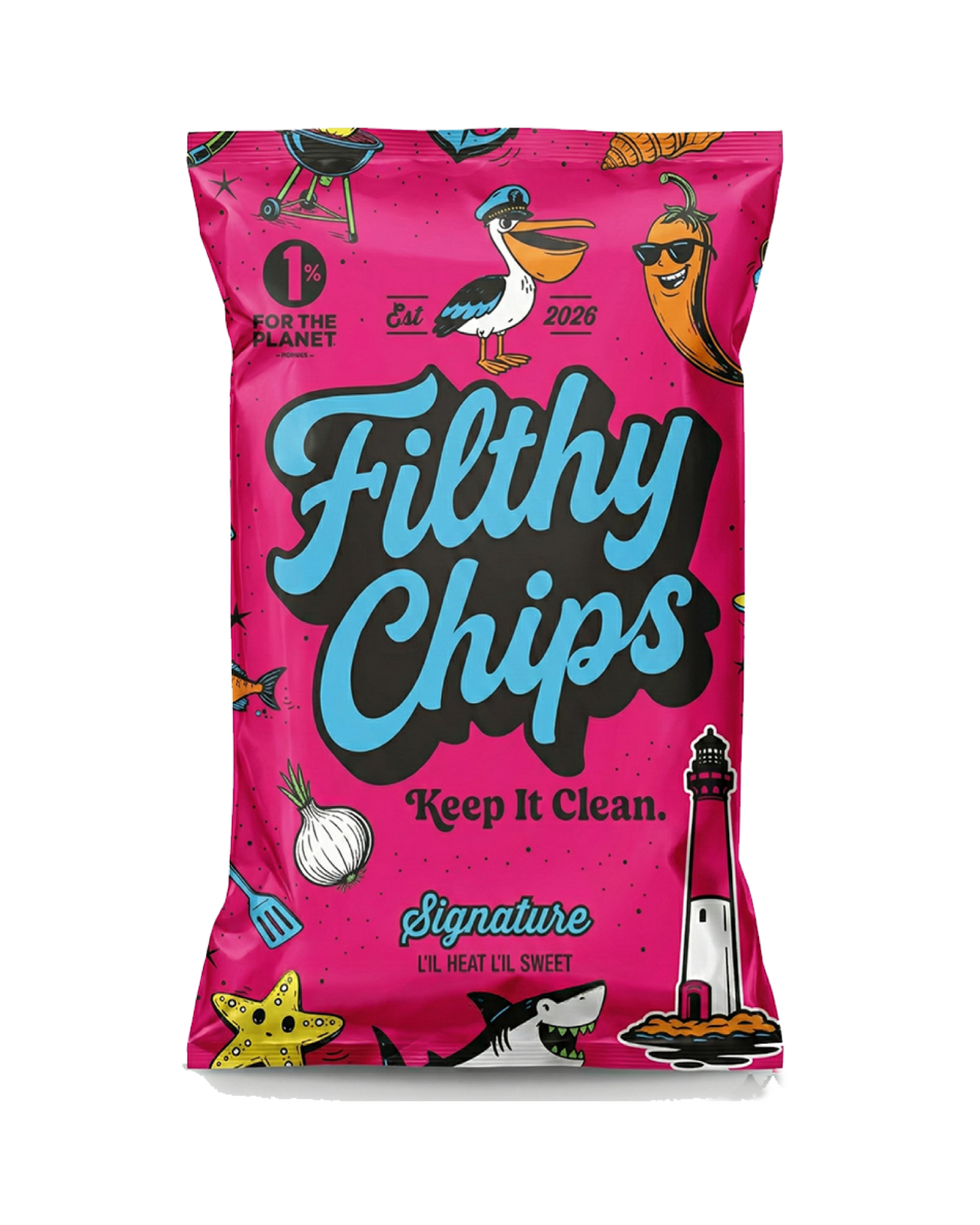 Signature Avocado Oil Kettle Chips, Lil Heat Lil Sweet -