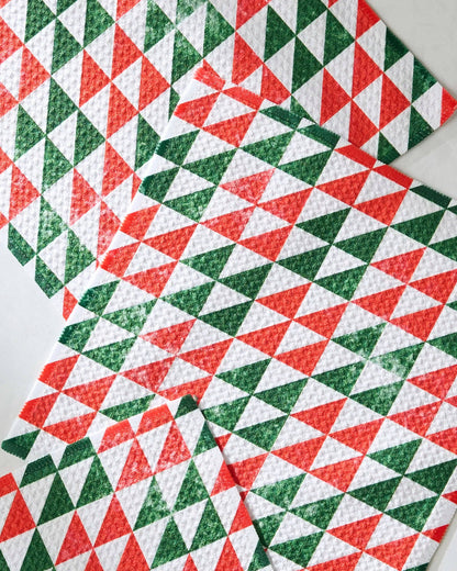 Christmas Evergreen Dishcloth Set