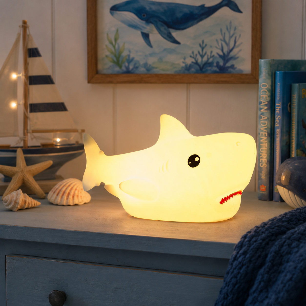 Squishy Sea Animal Night Lights - Baby Shark