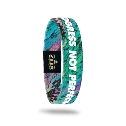Progress Not Perfection Interactive Affirmation Bracelet