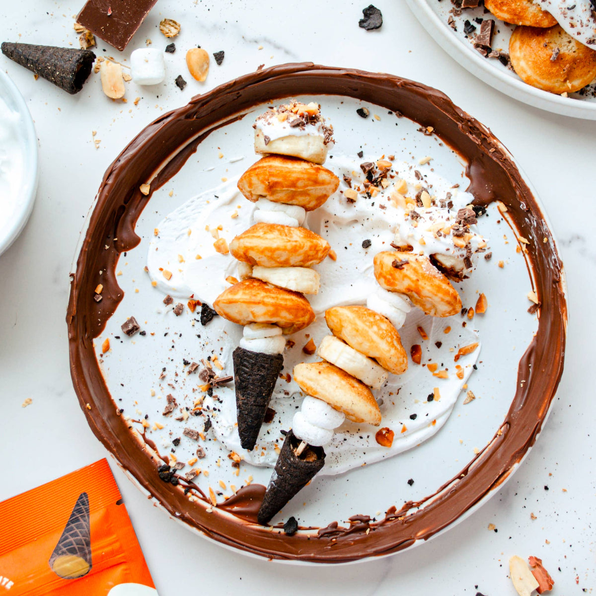 2.33 oz Peanut Butter Chocolate Waffle Cone Snacks