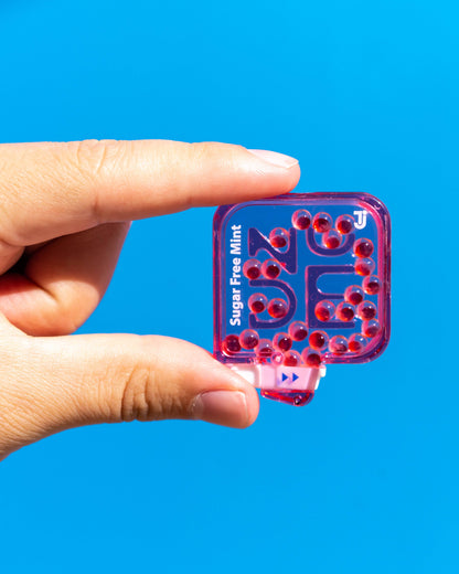 NUDE, Breath + Gut Mints for Gut Health - Raspberry Flavor
