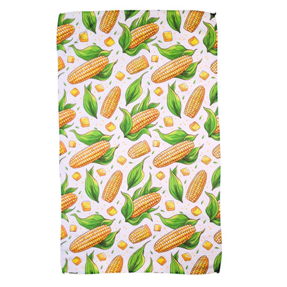Summer Sweet Corn Cookout Tea Towel