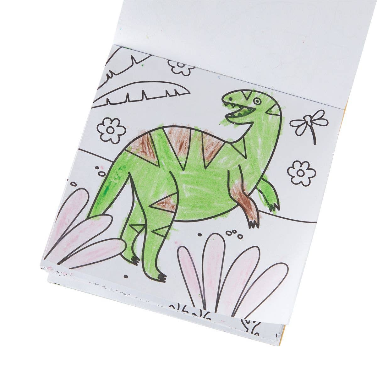 Dinoland - Carry-Along: Coloring Book Set - (10 PC Set)