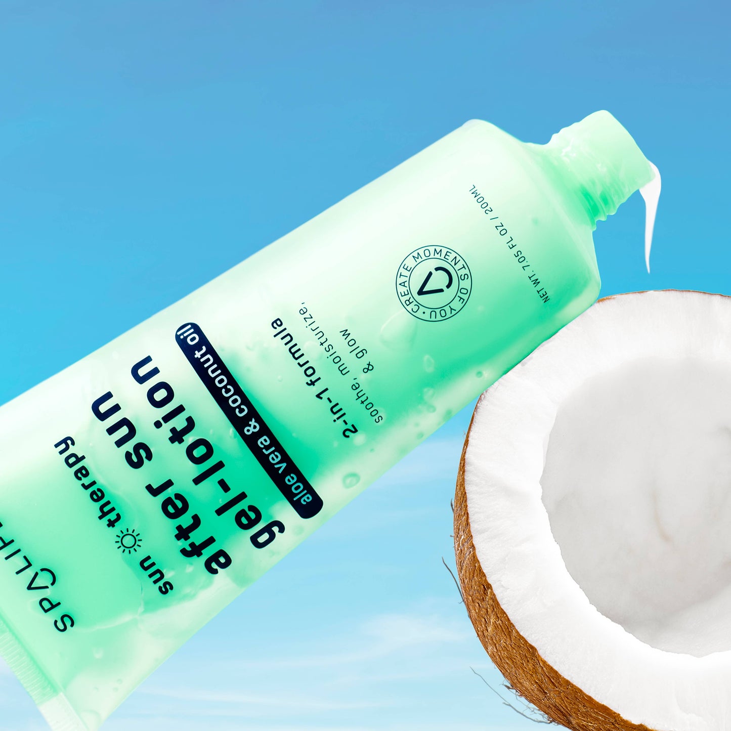 After Sun Gel-Lotion 2 in1 Aloe Vera & Coconut Oil | Summer