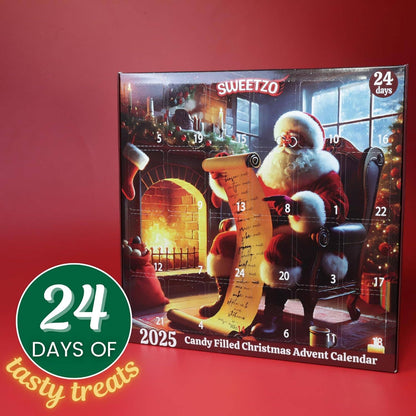 Christmas Advent Calendar with Gummy Candy