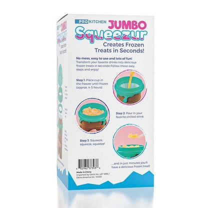 JUMBO Instant Slushie Maker Cup With Straw/Spoon & Lid