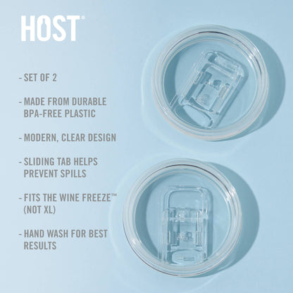 Wine FREEZE™ Travel Lids for Cooling Cups Set of 2