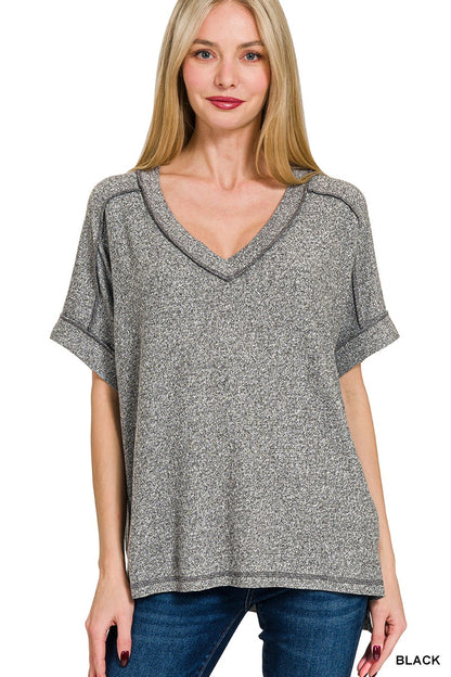 Melanie Vneck Top