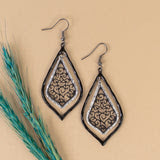 Black Drop Earrings