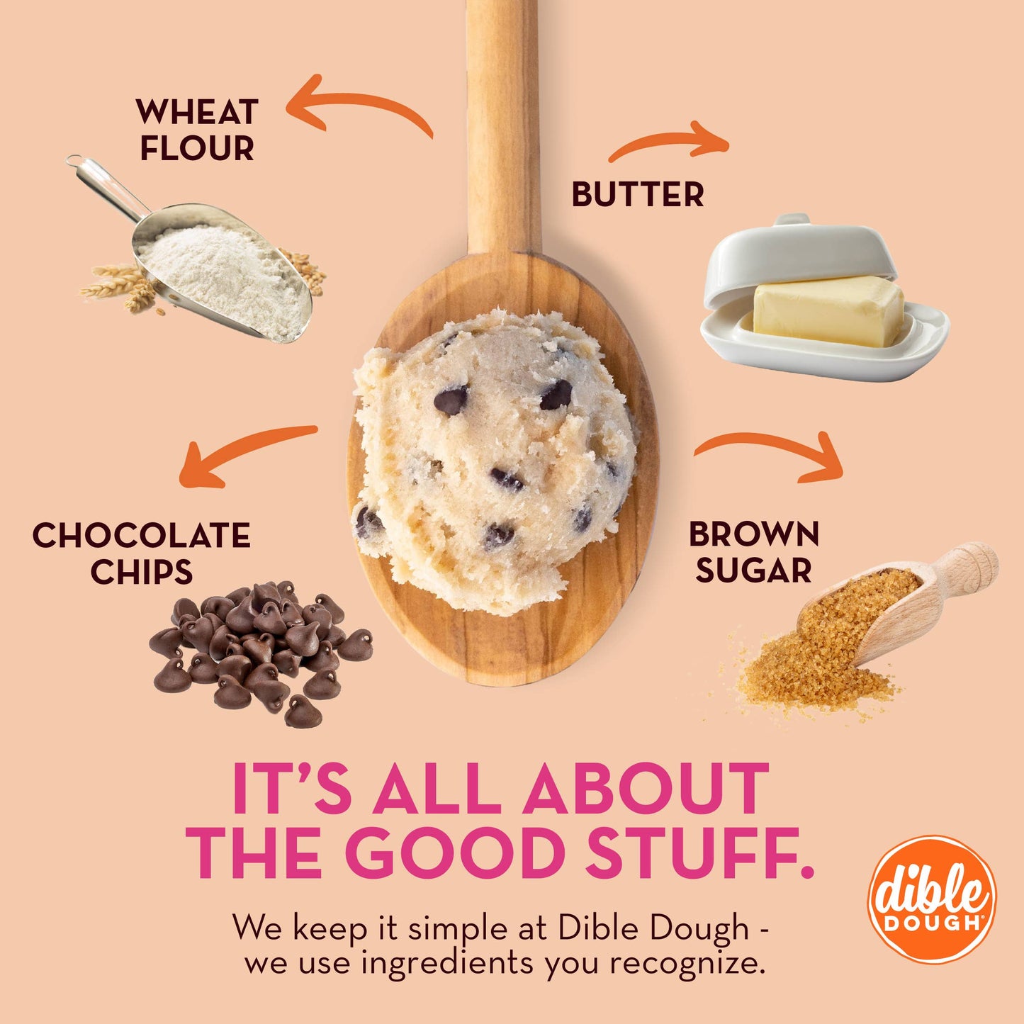 Chocolate Chip Cookie Dough Bar 