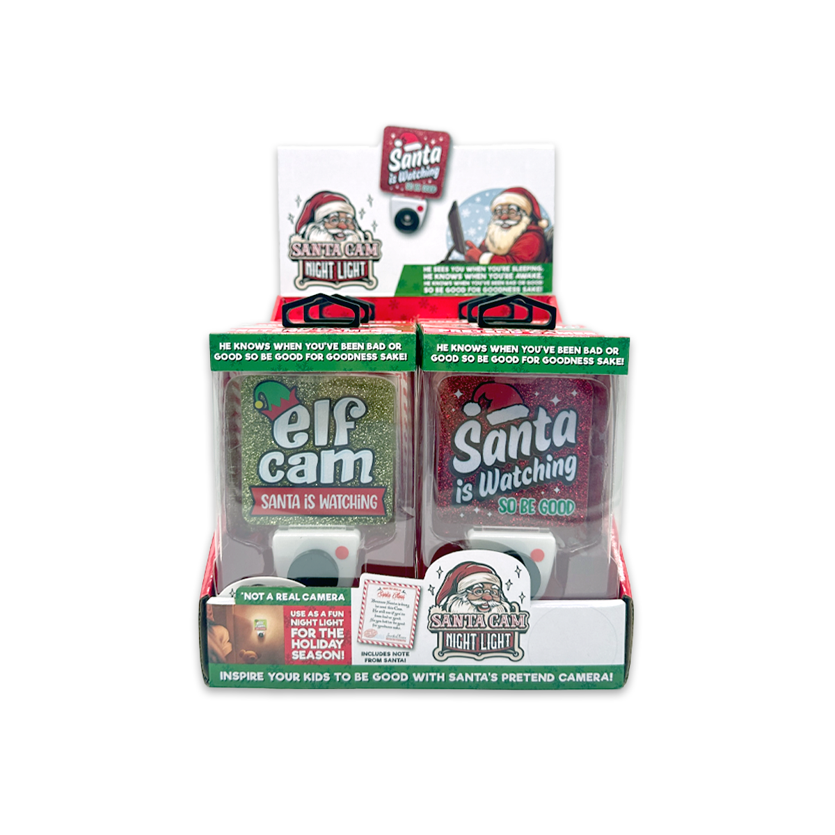 Christmas Santa or Elf Cam Night Light