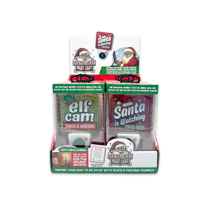 Christmas Santa or Elf Cam Night Light