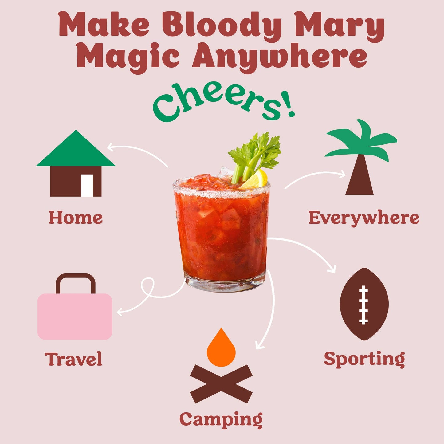 Bloody Mary Cocktail/Mocktail Mixer - single