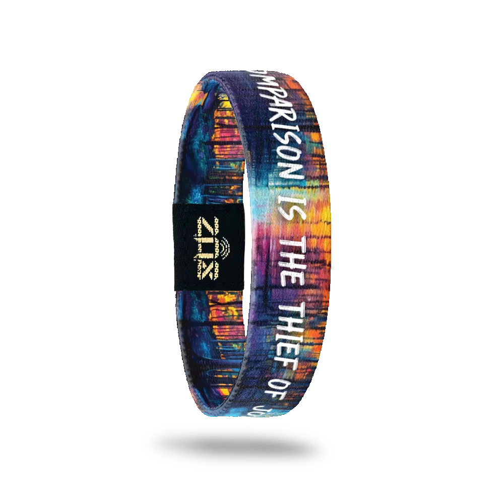 Comparison Is The Thief Of Joy Interactive Break the Clouds Interactive Believe In Yourself Interactive Affirmation Bracelet