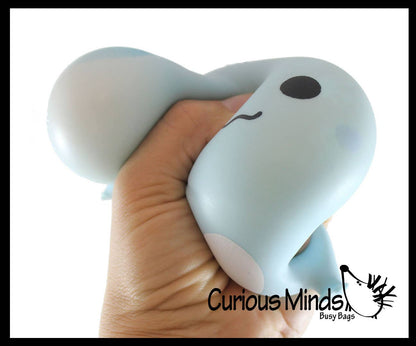 Axolotl Soft Creamy Doh Filled Squeeze Stress Balls