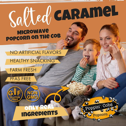 Popcorn on the Cob with Salted Caramel Seasoning 