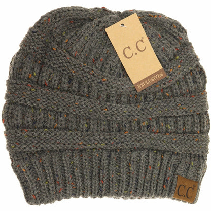 Oatmeal Flecked CC Beanies: