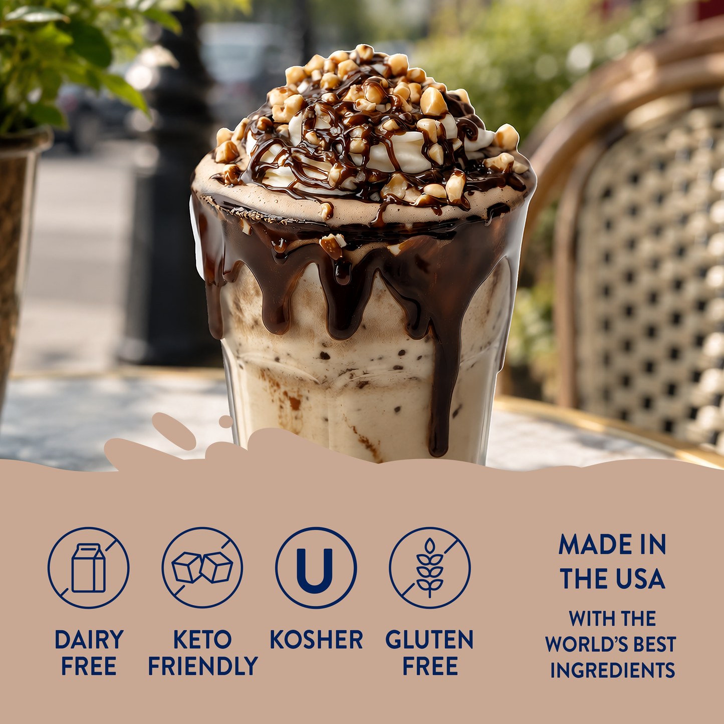 Sugar Free Chocolate Hazelnut Syrup