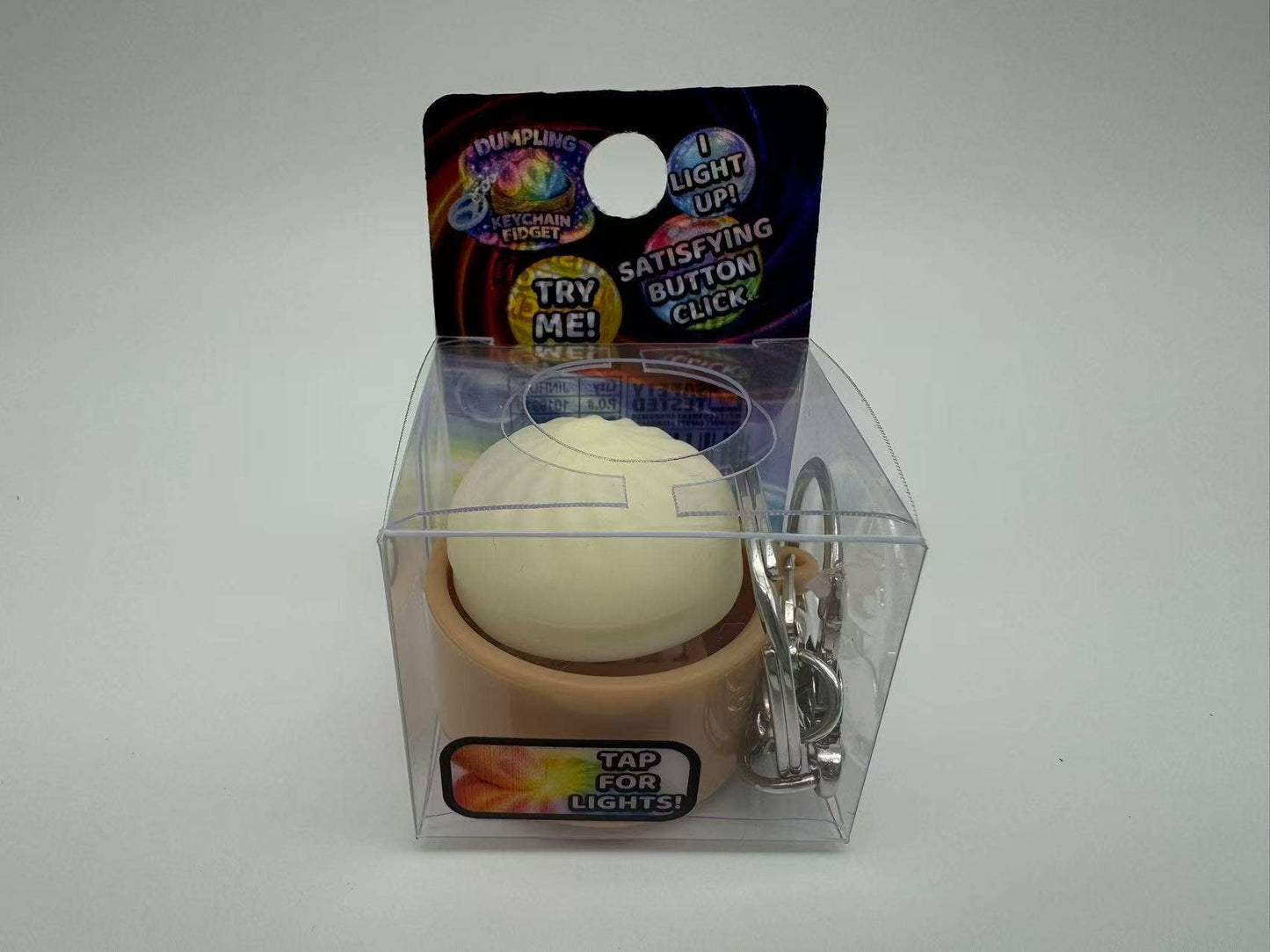 Light-Up Click Dumpling Keychain
