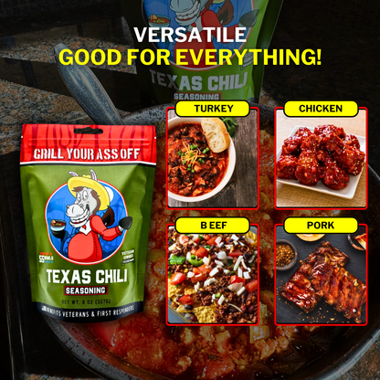 Texas Chili-Classic Blend for Stews, Tacos & BBQ