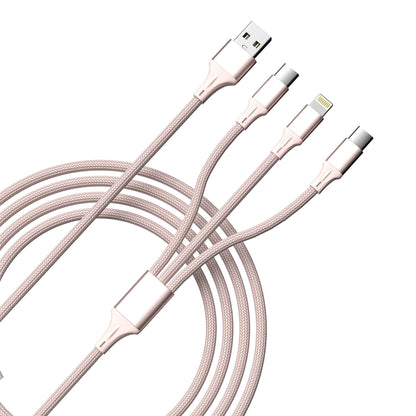 3-in-1 Lavender Cable For IPhone/Ipad & Android Devices