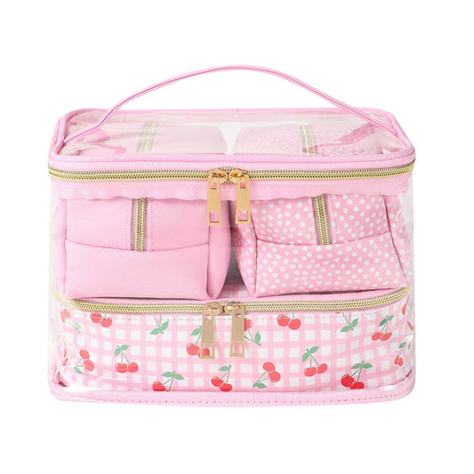 4pc Cherries Cosmetic Set
