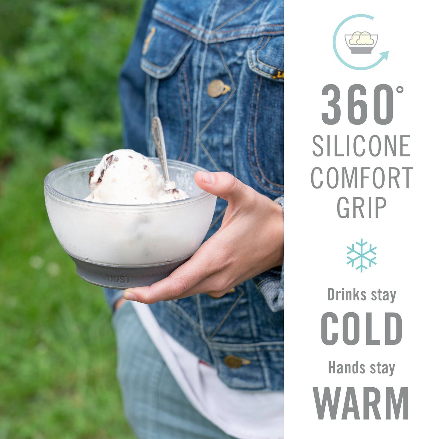 Ice Cream FREEZE™ Cooling Bowl Insulated with Cooling Gel