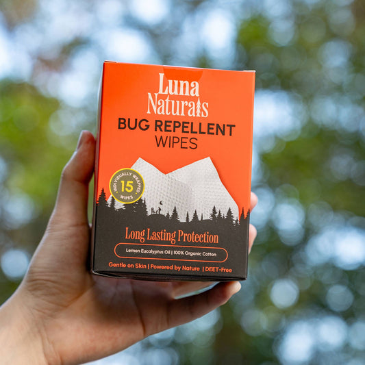 Bug Repellent Wipes | Lemon Eucalyptus Oil | 15 Pack