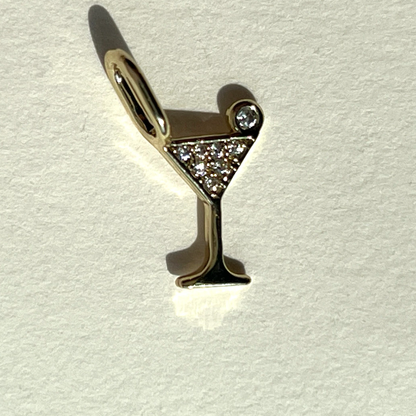 Martini Charm: Gold