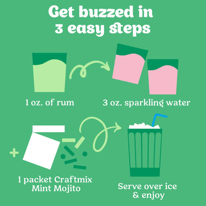 Mint Mojito Cocktail / Mocktail Mixer - single