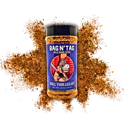 Bag N' Tag Wild Game Seasoning – Bold & Smoky Grill Blend : 10oz Bottle