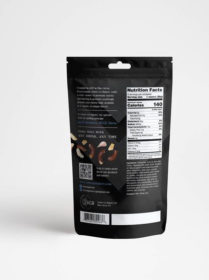 Garlic Parmesan Flavored Sourdough Pretzels - 6oz Pouch