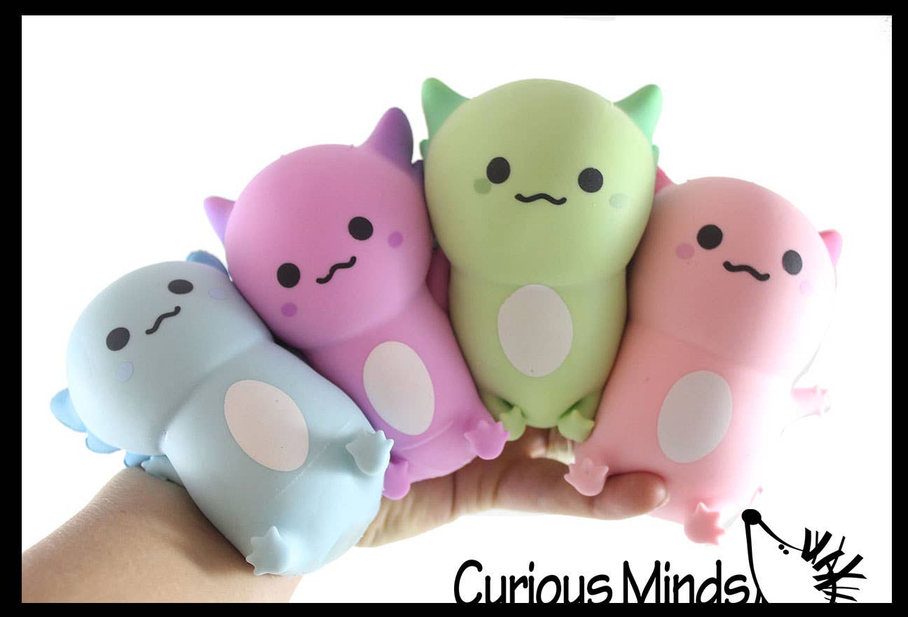 Axolotl Soft Creamy Doh Filled Squeeze Stress Balls