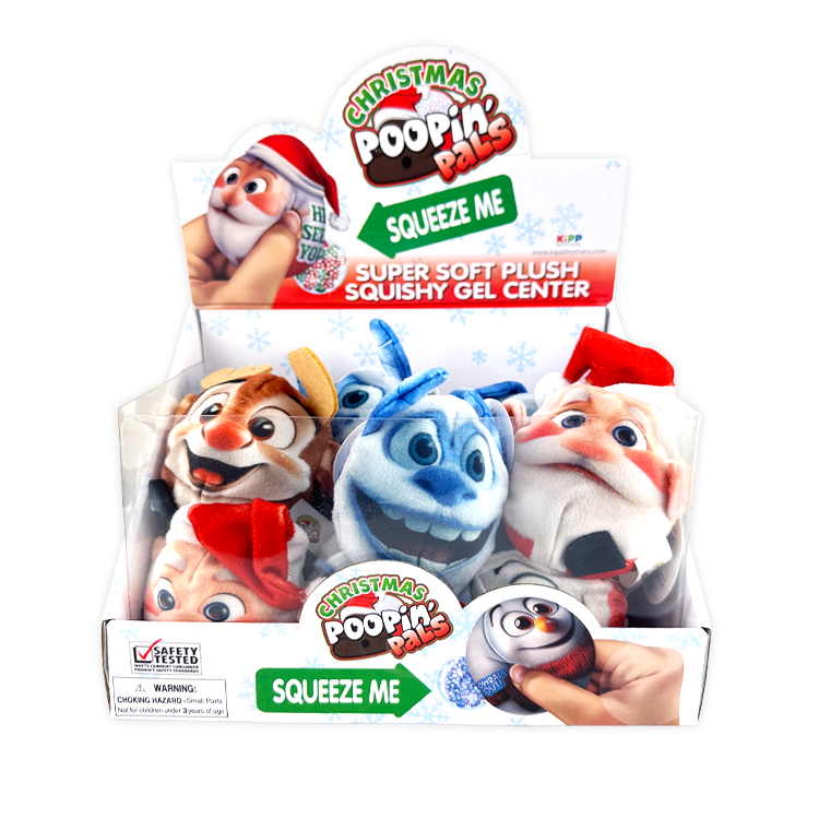 Christmas Plush Poopin Pal Toy Stocking Stuffer