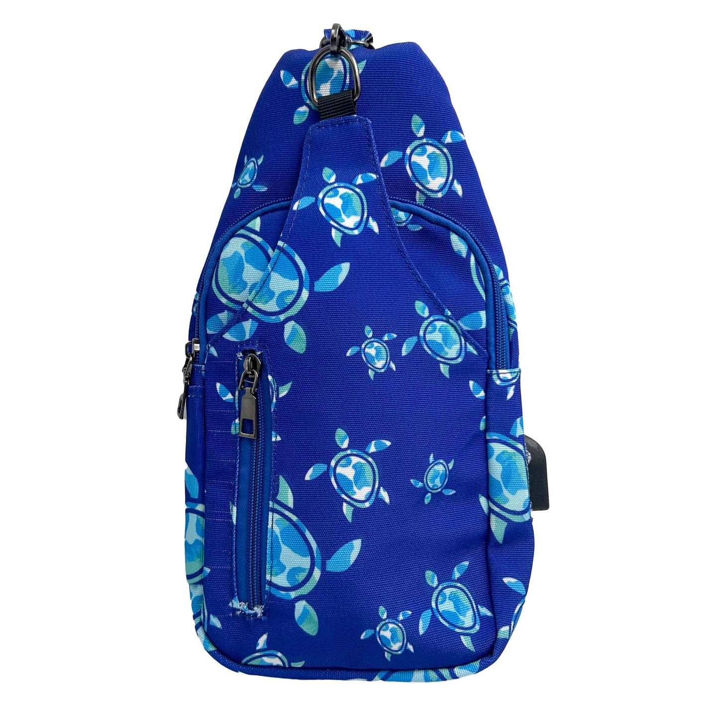Palm Trees Anti-Theft Crossbody Bag w/ USB–