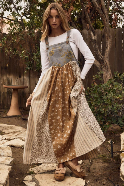Autumn Overall Dress