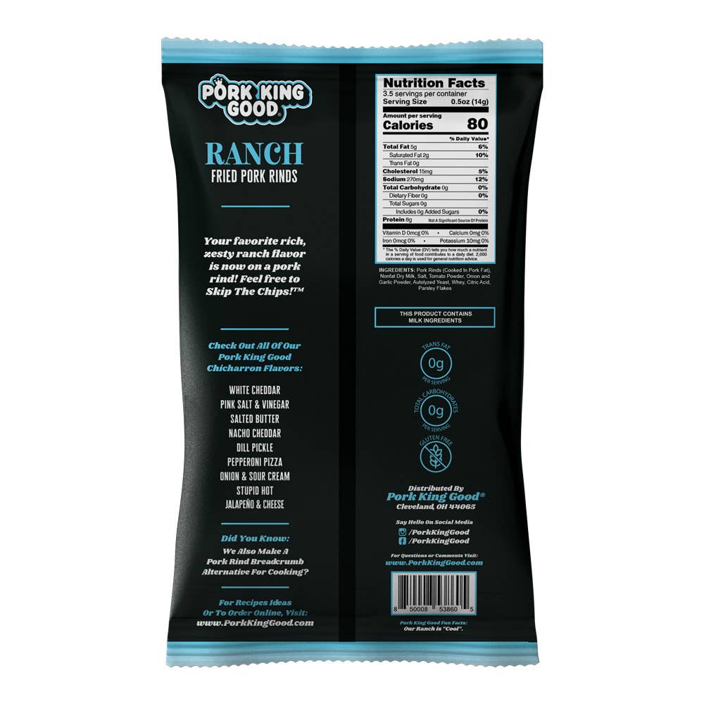 Ranch Pork Rinds  1.75oz Bag