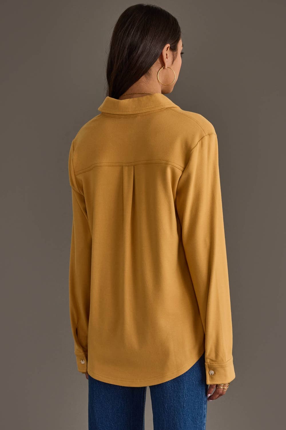 Mustard Super Soft Button Up Flannel