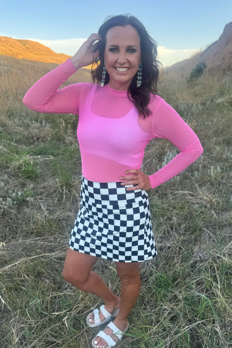 Meshed Out Light Pink Top