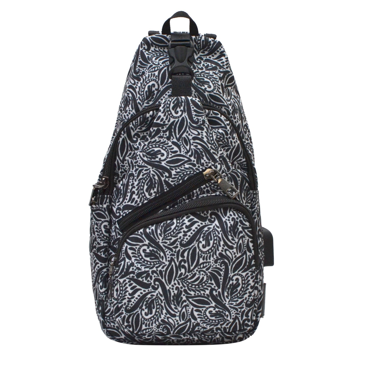Rose - large USB-C charging enabled Anti theft Daypack Travel Bags: