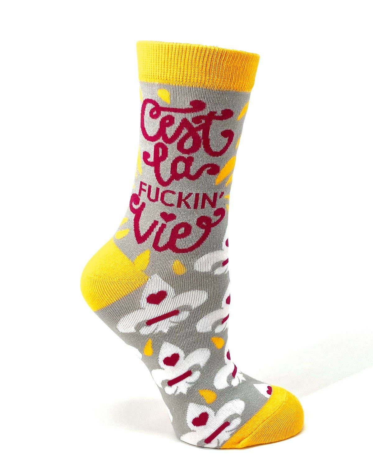 Cest la Fuckin' Vie Ladies' Crew Socks