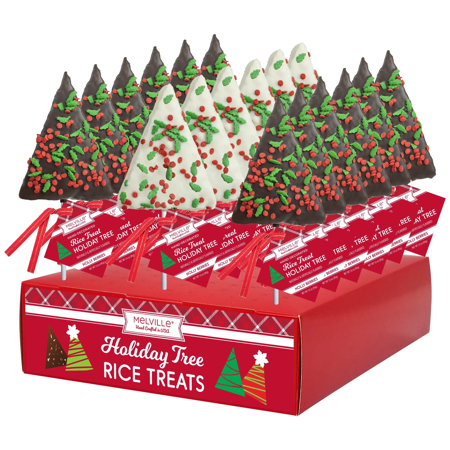 HOLIDAY CONFETTI RICE CRISPY TREAT TREE