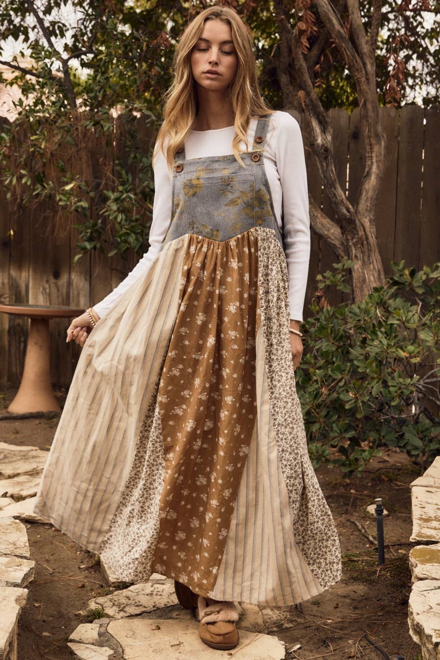 Autumn Overall Dress