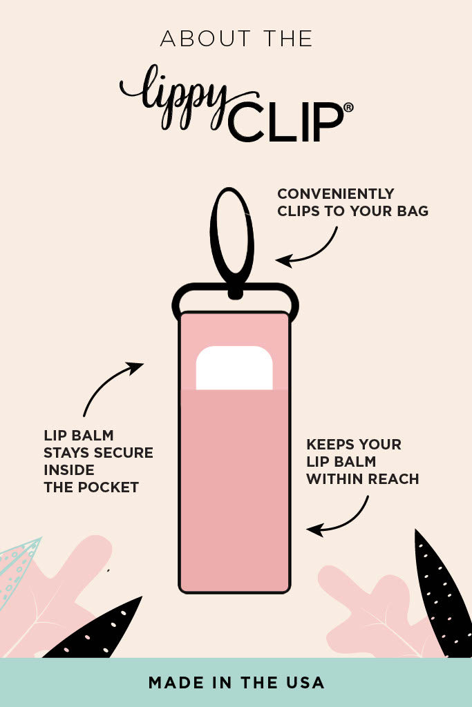 Mushrooms LippyClip® Lip Balm Holder