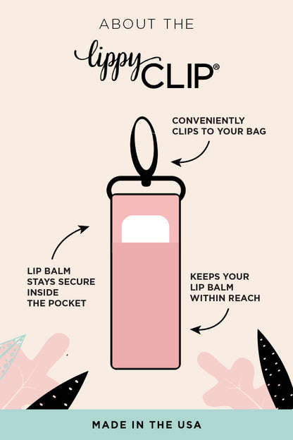 Mushrooms LippyClip® Lip Balm Holder